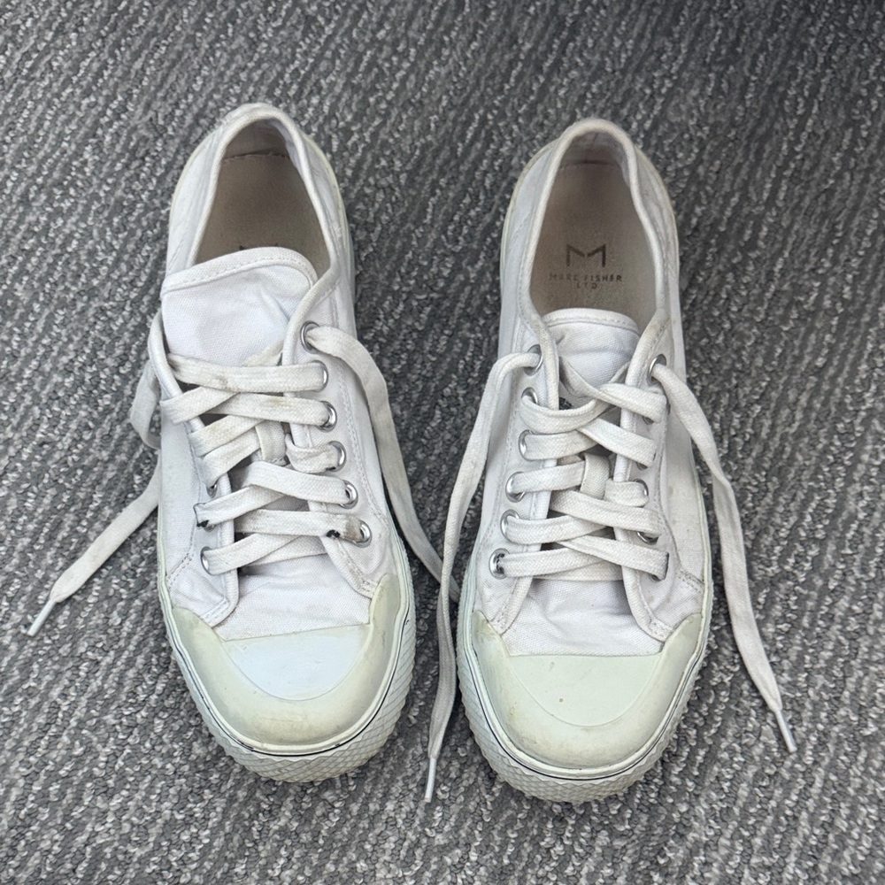 Marc Fisher White Sneakers